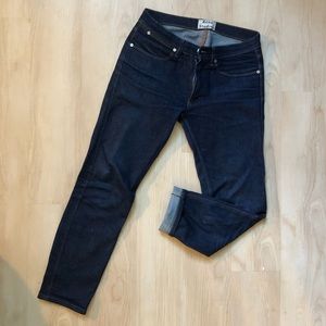 ACNE STUDIOS Max Str Rw, raw denim jeans. 30 x 30